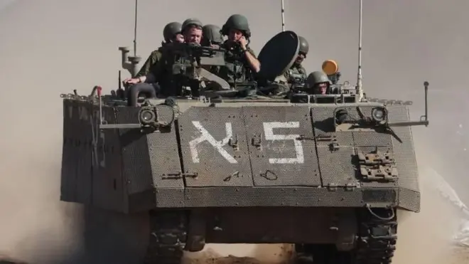 Un char de l'armée israélienne