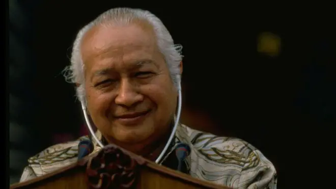 Presiden kedua Indonesia, Soeharto.