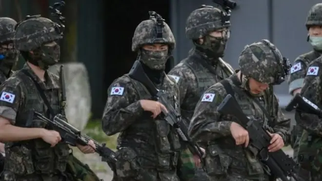 wanajeshi wa korea Kusini