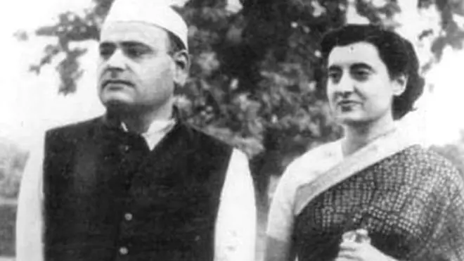 इंदिरा और फ़िरोज़ गांधी