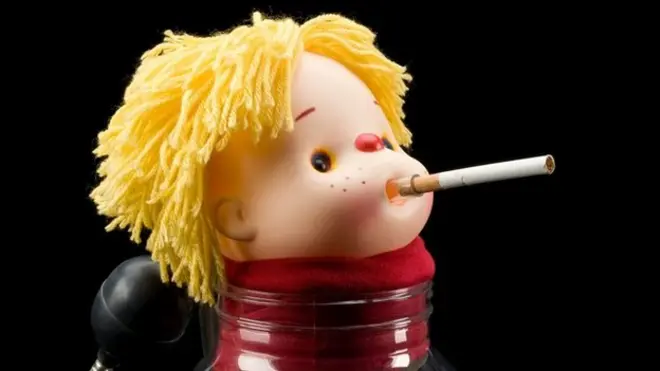 'Smokey Sue Smokes for Two', health education doll