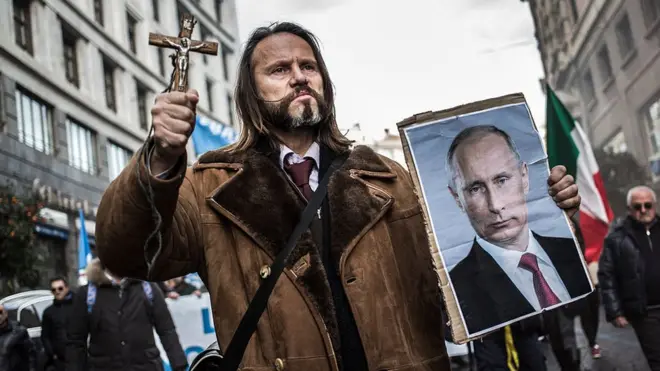 Італійські праві пристрасно підтримують Володимира Путіна