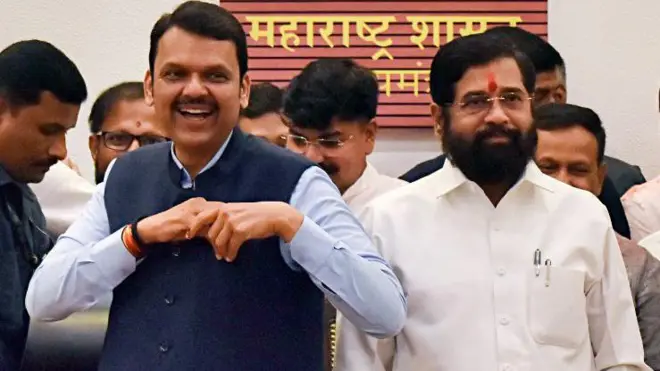 देवेंद्र फडणवीस और एकनाथ शिंदे