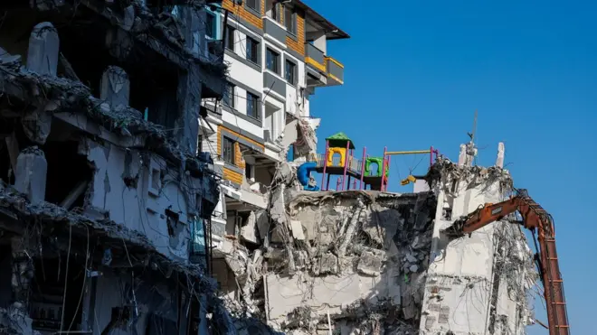 Prizor iz razorenog turskog grada Hataja