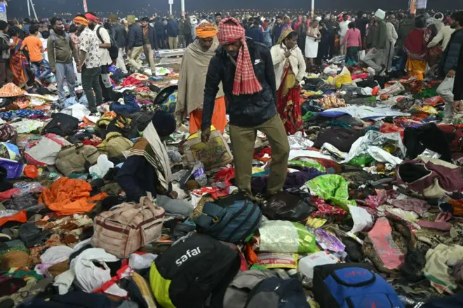 प्रयागराज के कुंभ में हुई भगदड़