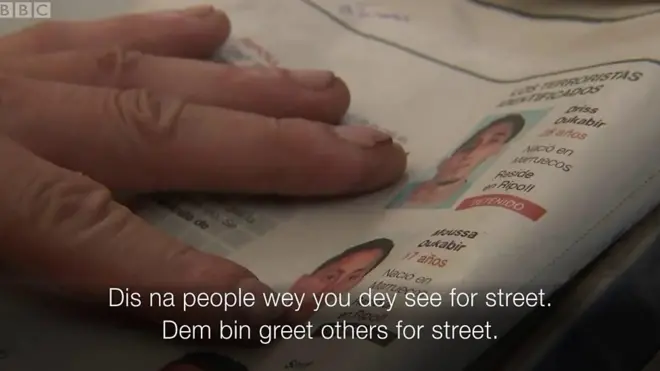 Town wey terrorist for plan Spain attack.