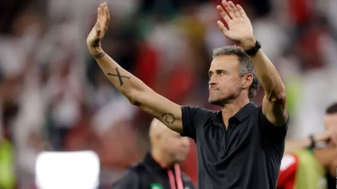 لويس إنريكي تولى مهمة تدريب الفريق منذ أربع سنوات