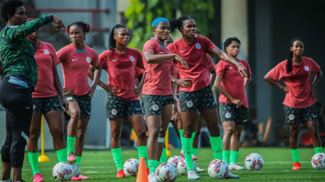 Captain Rasheedat Ajibade join Super Falcons for dia training session
