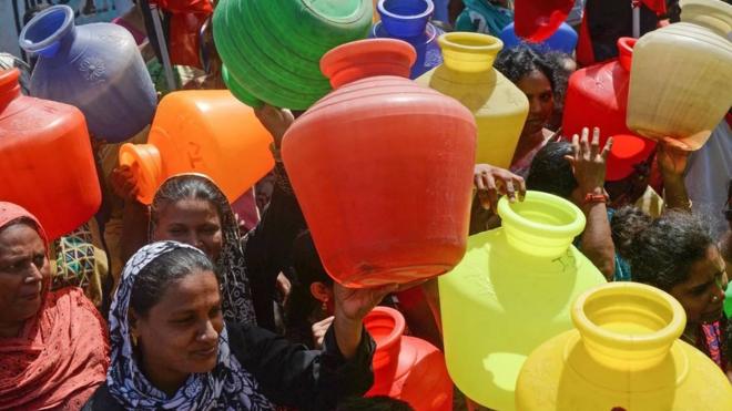 تعاني مدينة تشيناي الهندية من نقص المياه
