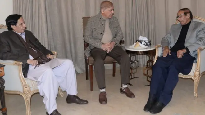 شہباز شریف، چوہدری برادران ملاقات