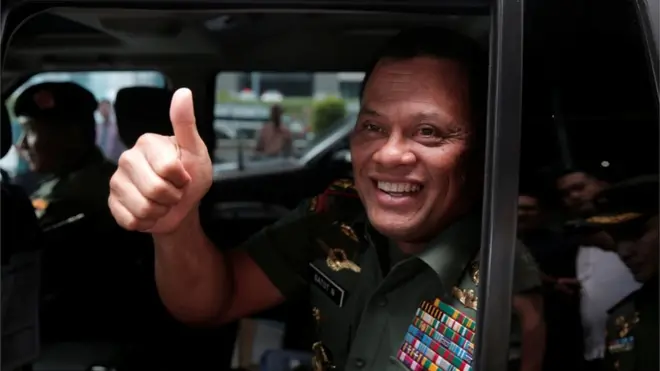 Panglima TNI Jenderal Gatot Nurmantyo beberapa kali berkunjung ke AS tanpa ada masalah.