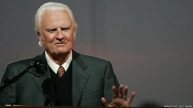 US evangelist Billy Graham