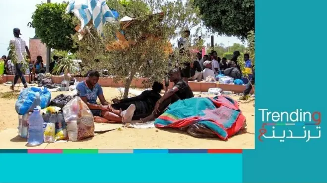 طرد جماعي للمهاجرين الأفارقة من صفاقس إلى ليبيا.