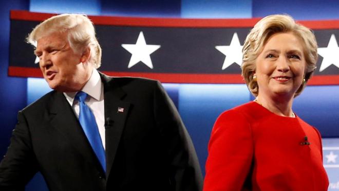 Donald Trump y Hillarry Clinton, candidatos a la presidencia de Estados Unidos