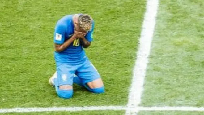 La reacción emocional de Neymar al final del juego de Costa Rica no cosechó mucha simpatía.