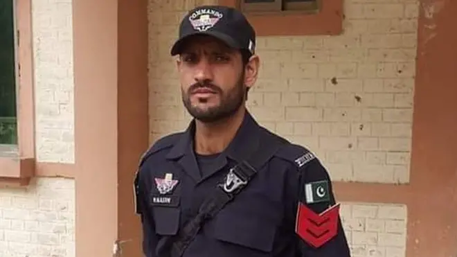 ایلیٹ فورس کے اہلکار قاسم شاہ چھٹیوں پر گھر گئے ہوئے تھے