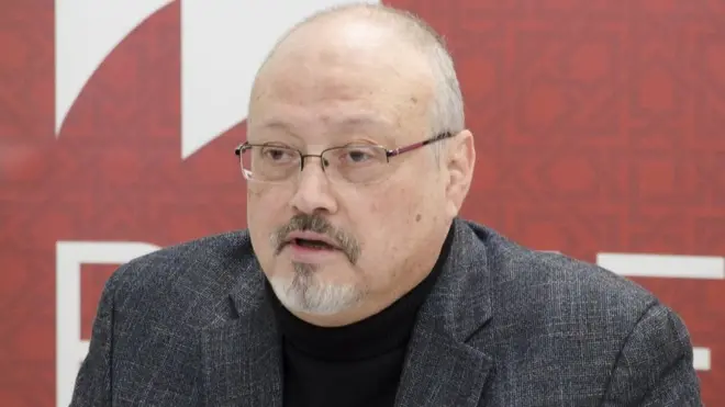 File photo of Jamal Khashoggi (21 March 2018)