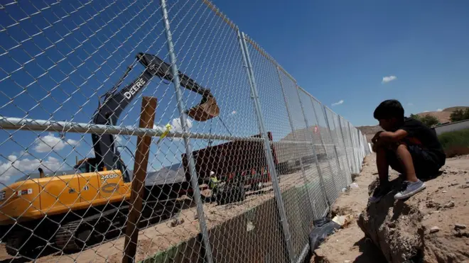 About a third of the US-Mexico border is already covered by various types of fence