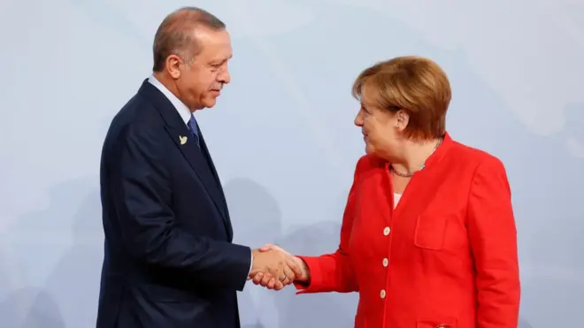 Erdoğan ve Merkel