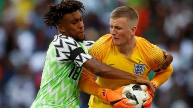 Iwobi score for Nigeria in di 47th minute