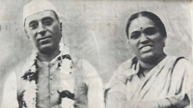 अनसुयाबाई काळे आणि जवाहरलाल नेहरू
