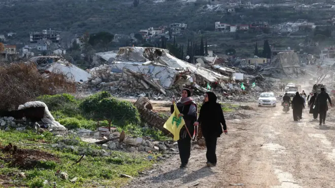 السكان يعودون إلى الجنوب رغم الدمار