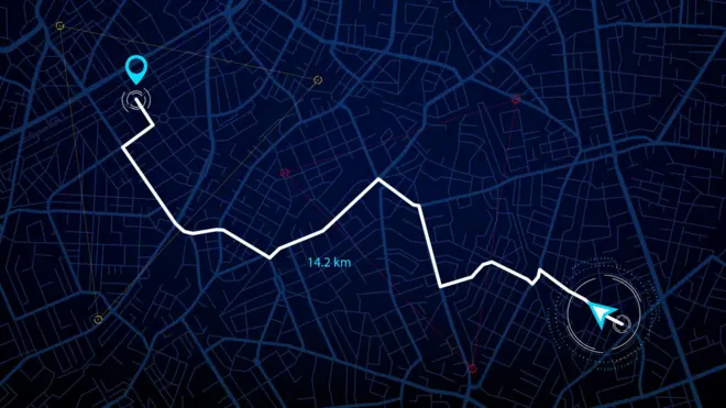 mapa de localização