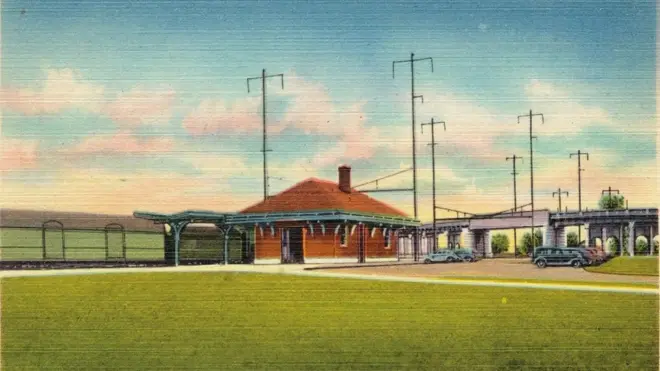 Aucune borne ne commémore les dizaines de manifestations qui ont eu lieu le long de la route nationale américaine 40.