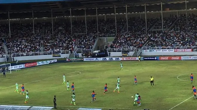 Adokiye Amiesimaka stadium dey contain 30,000 pipo to watch match