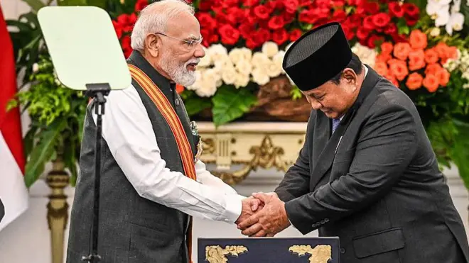 राष्ट्रपति प्राबोवो सुबियांतो से मिले प्रधानमंत्री नरेंद्र मोदी