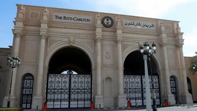 Ritz Carlton front gate