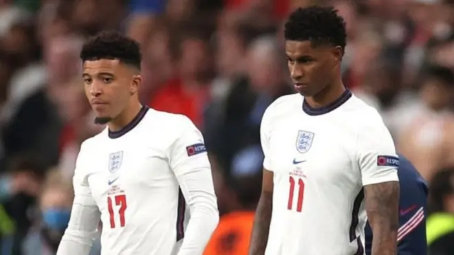 Jadon Sancho và Marcus Rashford đã sút hỏng luân lưu trong trận chung kết Euro 2020