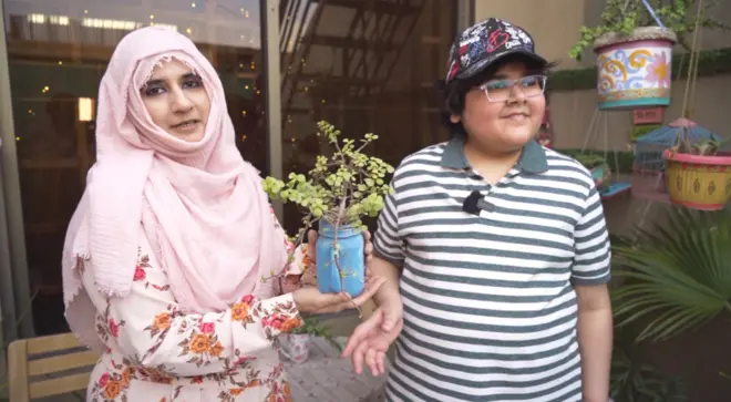 محیرہ طلحہ اور ان کا بیٹا ابراہیم