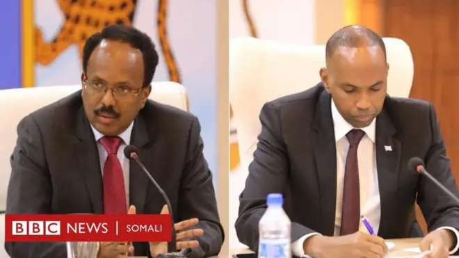 Madaxweyne Farmaajo iyo ra'iisul wasaare Kheyre