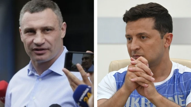 Віталій Кличко та Володимир Зеленський мають різний рівень підтримки серез киян