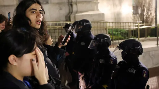 اعتراضات کلمبیا