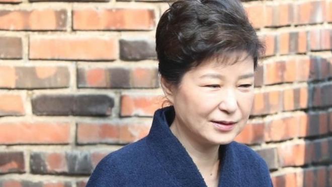 Park Geun-hye. Photo: 21 March 2017
