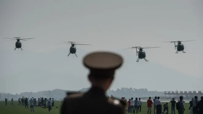 Авиашоу в Северной Кореи