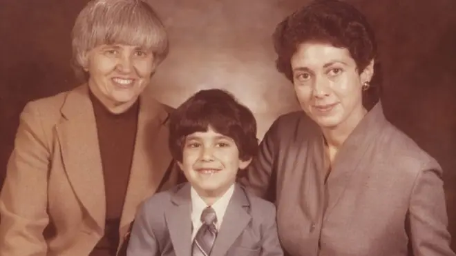 Irwin and Lillian with Avrom, in 1979, when the boy was four