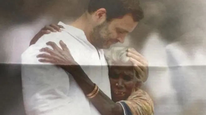 રાહુલ ગાંધીની વાઇરલ તસવીર