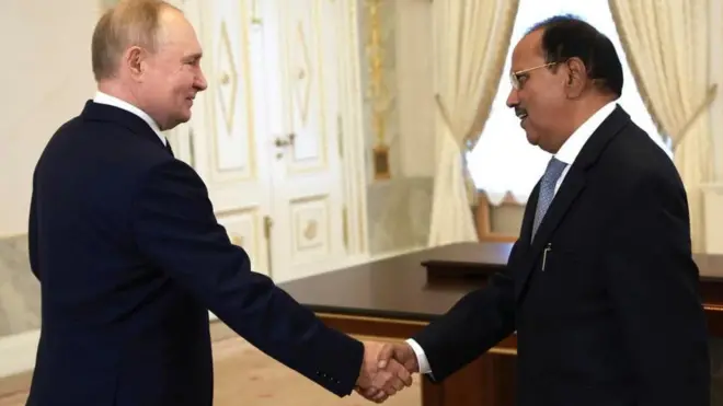 انڈیا، روس، اجیت، پوتن