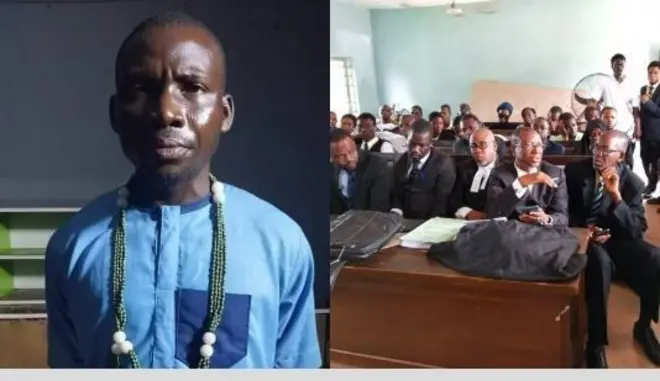 Aworan Tani olohun ati aworan ile ẹjọ