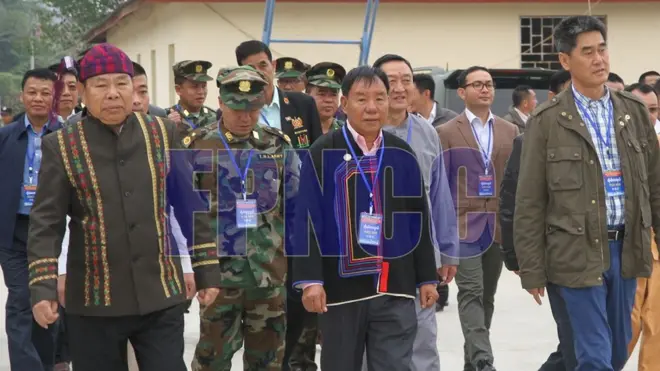 မစ္စတာ ဆွန်းကော်ရှန်ဟာ ယခင်က ကချင် လွတ်မြောက်ရေး တပ်မတော်၊ TNLA/PSLF၊ AAနဲ့ MNDAA တို့ပါဝင်တဲ့ မြောက်ပိုင်း မဟာမိတ် အဖွဲ့ကို တွေ့ဆုံဖူး