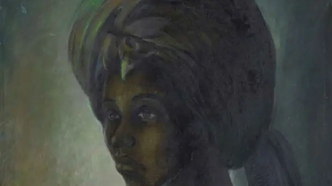 Painting of Ife princess, Adetutu Ademiluyi