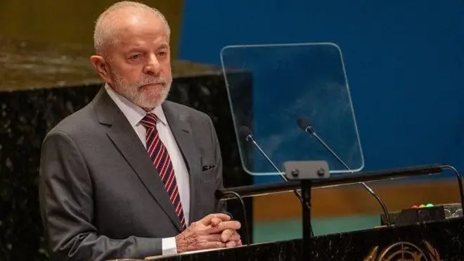 Lula durante discurso na Cúpula do Futuro da ONU no domingo (22/9)