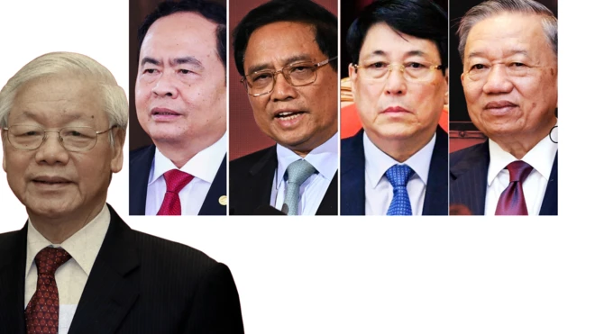 Ông Trọng và tứ trụ