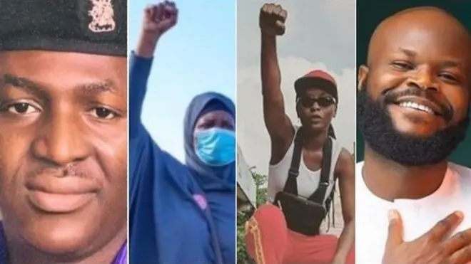 Rabiu Garba, Aisha Yesuf,DJ Switch Innocent Ideh