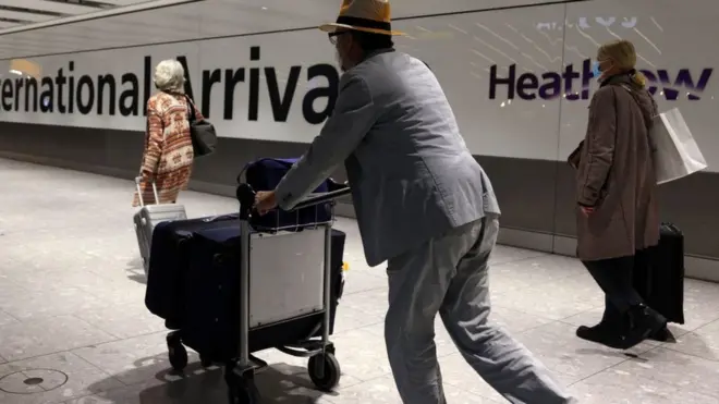 UK travel ban: Nigeria, South Africa, all kontris go come off UK red list sake of "Omicron red list travel announcement today"