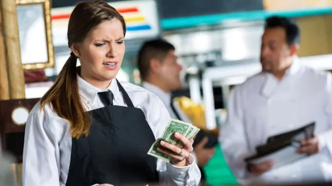 In countries like the United States, tips form a substantial part of workers' wages