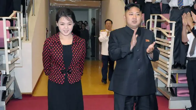 金正恩的妻子李雪主據信曾是朝鮮小有名氣的歌手。